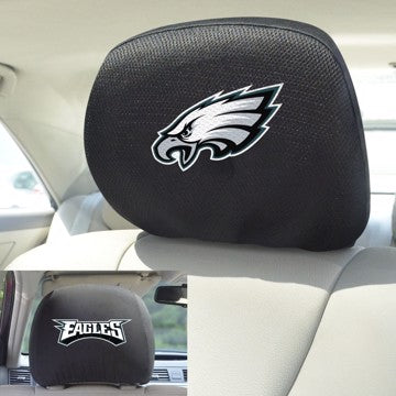 Wholesale-Philadelphia Eagles Headrest Cover NFL Universal Fit - 10" x 13" SKU: 12511