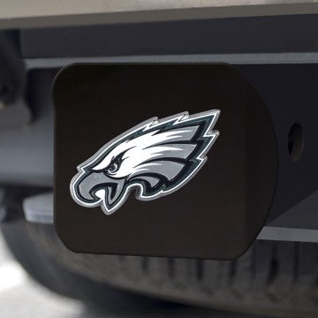 Wholesale-Philadelphia Eagles Hitch Cover NFL Color Emblem on Black Hitch - 3.4" x 4" SKU: 22601
