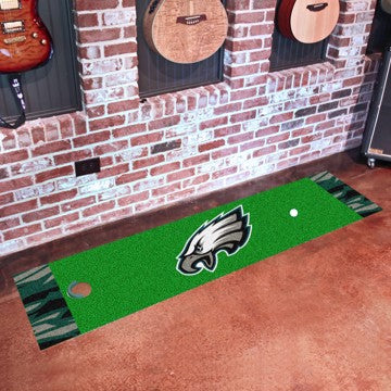 Wholesale-Philadelphia Eagles NFL x FIT Putting Green Mat NFL Golf Accessory - 18" x 72" SKU: 23347