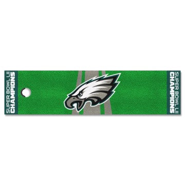 Wholesale-Philadelphia Eagles Putting Green Mat NFL Golf Accessory - 18" x 72" SKU: 23390