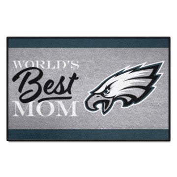 Wholesale-Philadelphia Eagles Starter Mat - World's Best Mom NFL Accent Rug - 19" x 30" SKU: 18039