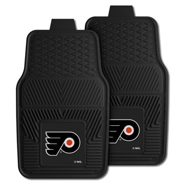 Wholesale-Philadelphia Flyers 2-pc Vinyl Car Mat Set NHL Auto Floor Mat - 2 piece Set - 17" x 27" SKU: 10486