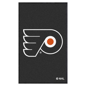 Wholesale-Philadelphia Flyers 3X5 High-Traffic Mat with Rubber Backing NHL Commercial Mat - Portrait Orientation - Indoor - 33.5" x 57" SKU: 12872