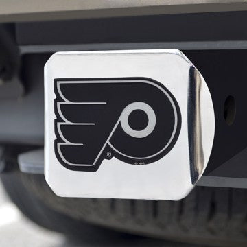 Wholesale-Philadelphia Flyers Hitch Cover NHL Chrome Emblem on Chrome Hitch - 3.4" x 4" SKU: 15149
