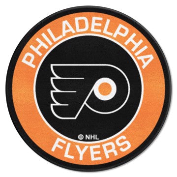 Wholesale-Philadelphia Flyers Roundel Mat NHL Accent Rug - Round - 27" diameter SKU: 18882