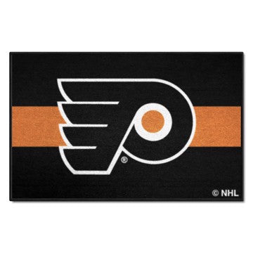 Wholesale-Philadelphia Flyers Starter - Uniform Alternate Jersey NHL Accent Rug - 19" x 30" SKU: 31955