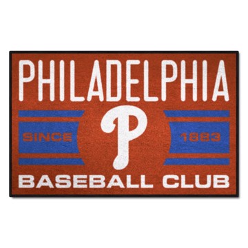 Wholesale-Philadelphia Phillies Starter Mat - Uniform MLB Accent Rug - 19" x 30" SKU: 18479