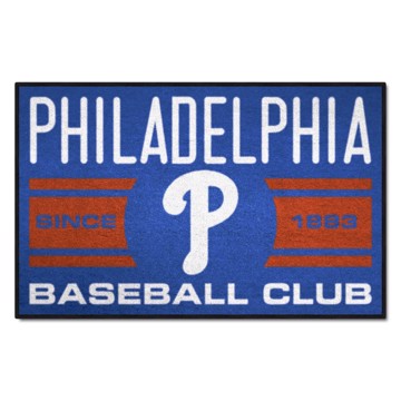 Wholesale-Philadelphia Phillies Starter Mat - Uniform MLB Accent Rug - 19" x 30" SKU: 29060