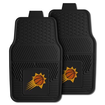 Wholesale-Phoenix Suns 2-pc Vinyl Car Mat Set NBA Auto Floor Mat - 2 piece Set - 17" x 27" SKU: 9382