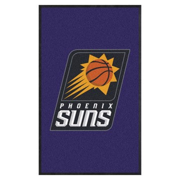 Wholesale-Phoenix Suns 3X5 High-Traffic Mat with Rubber Backing NBA Commercial Mat - Portrait Orientation - Indoor - 33.5" x 57" SKU: 9942