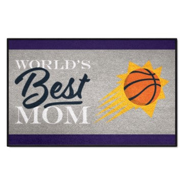 Wholesale-Phoenix Suns Starter Mat - World's Best Mom NBA Accent Rug - 19" x 30" SKU: 34192