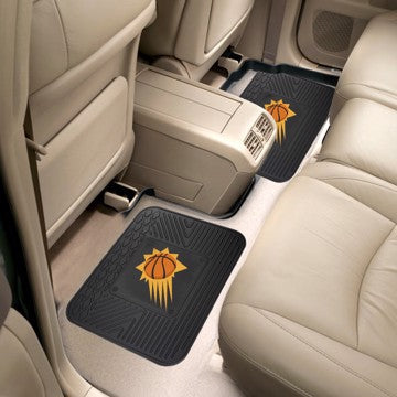 Wholesale-Phoenix Suns Utility Mat Set NBA Back Seat Car Floor Mats - 2 Piece Set - 14" x 17" SKU: 12385
