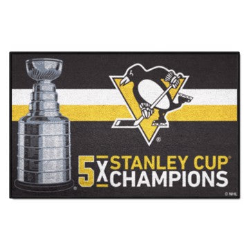 Wholesale-Pittsburgh Penguins Starter Mat - Dynasty NHL Accent Rug - 19"x30" SKU: 34297