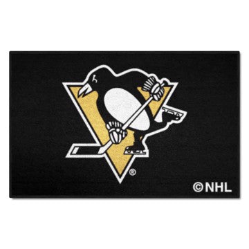 Wholesale-Pittsburgh Penguins Starter Mat NHL Accent Rug - 19" x 30" SKU: 10272