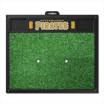 Wholesale-Pittsburgh Pirates Golf Hitting Mat MLB 20" x 17" SKU: 19423