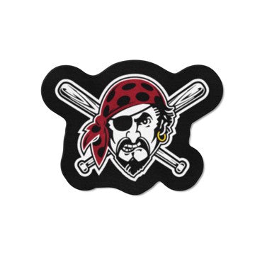 Wholesale-Pittsburgh Pirates Mascot Mat MLB Accent Rug - Approximately 36" x 36" SKU: 30743