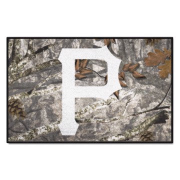 Wholesale-Pittsburgh Pirates Starter Mat - Camo MLB Accent Rug - 19" x 30" SKU: 34954