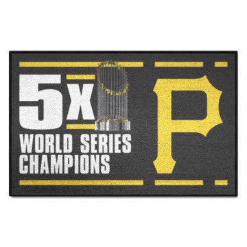Wholesale-Pittsburgh Pirates Starter Mat - Dynasty MLB Accent Rug - 19" x 30" SKU: 36096