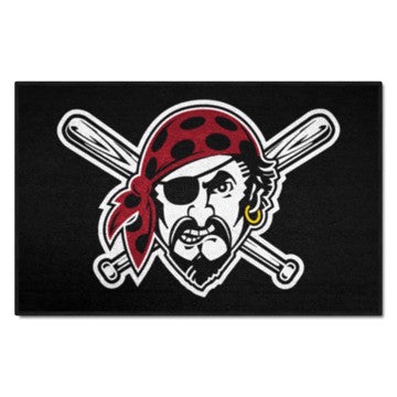 Wholesale-Pittsburgh Pirates Starter Mat MLB Accent Rug - 19" x 30" SKU: 30753