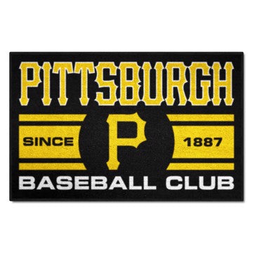 Wholesale-Pittsburgh Pirates Starter Mat - Uniform MLB Accent Rug - 19" x 30" SKU: 18480