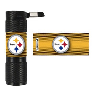 Wholesale-Pittsburgh Steelers Flashlight NFL 1.1" H x 0.3" W x 3.4" L SKU: 62321