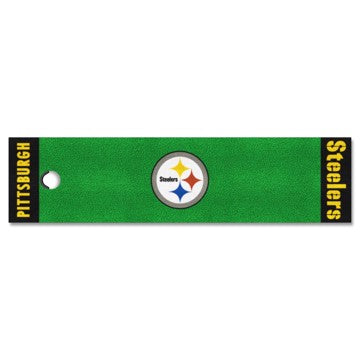 Wholesale-Pittsburgh Steelers Putting Green Mat NFL Golf Accessory - 18" x 72" SKU: 9026