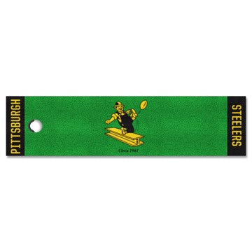 Wholesale-Pittsburgh Steelers Putting Green Mat - Retro Collection NFL 18" x 72" SKU: 32660