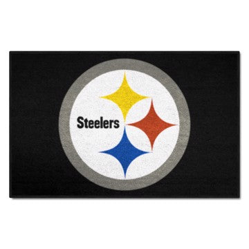 Wholesale-Pittsburgh Steelers Starter Mat NFL Accent Rug - 19" x 30" SKU: 28803