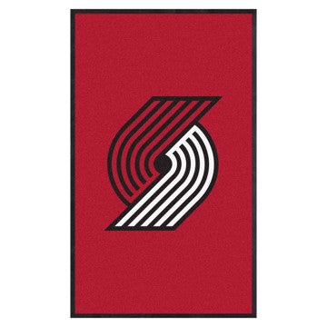 Wholesale-Portland Trail Blazers 3X5 High-Traffic Mat with Rubber Backing NBA Commercial Mat - Portrait Orientation - Indoor - 33.5" x 57" SKU: 9944