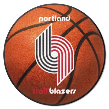 Wholesale-Portland Trail Blazers Basketball Mat - Retro Collection NBA Accent Rug - Round - 27" diameter SKU: 35383