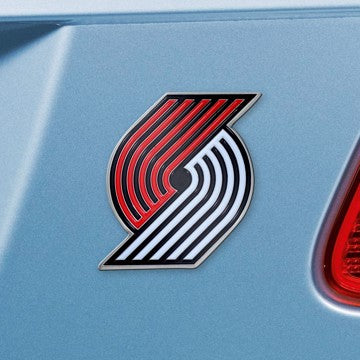 Wholesale-Portland Trail Blazers Emblem - Color NBA Exterior Auto Accessory - Color Emblem - 2.8" x 3.2" SKU: 22247