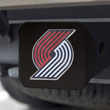 Wholesale-Portland Trail Blazers Hitch Cover NBA Color Emblem on Black Hitch - 3.4" x 4" SKU: 22744