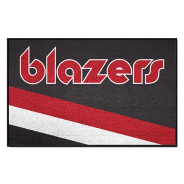 Wholesale-Portland Trail Blazers Starter Mat - Retro Collection NBA Accent Rug - 19" x 30" SKU: 35378