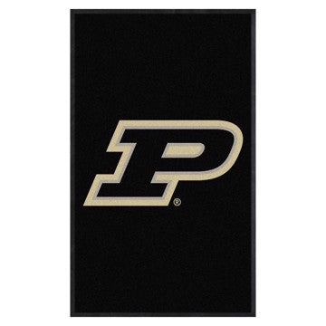 Wholesale-Purdue 3X5 High-Traffic Mat with Durable Rubber Backing 33.5"x57" - Portrait Orientation - Indoor SKU: 6687