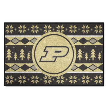 Wholesale-Purdue Boilermakers Holiday Sweater Starter Mat 19"x30" SKU: 25819