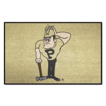 Wholesale-Purdue Boilermakers Starter Mat Accent Rug - 19" x 30" SKU: 36521