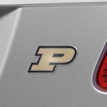 Wholesale-Purdue Embossed Color Emblem Purdue University Embossed Color Emblem 3.25” x 3.25” - "P" Logo SKU: 60555