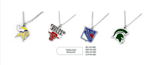 {{ Wholesale }} Rutgers Scarlet Knights Team Logo Necklaces 