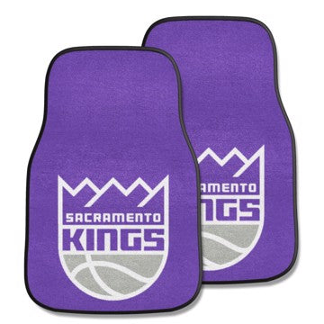 Wholesale-Sacramento Kings 2-pc Carpet Car Mat Set NBA Auto Floor Mat - 2 piece Set - 17" x 27" SKU: 9397