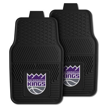 Wholesale-Sacramento Kings 2-pc Vinyl Car Mat Set NBA Auto Floor Mat - 2 piece Set - 17" x 27" SKU: 9398