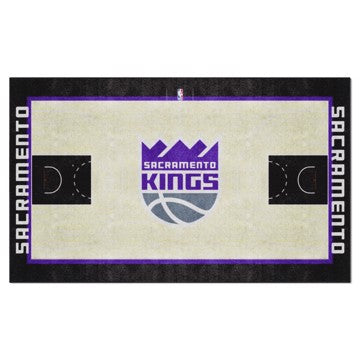 Wholesale-Sacramento Kings 6X10 Plush NBA Plush Area Rug - 70" x 117" SKU: 34454