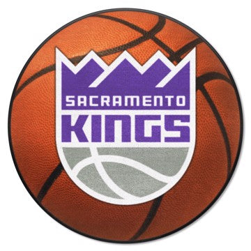 Wholesale-Sacramento Kings Basketball Mat NBA Accent Rug - Round - 27" diameter SKU: 10197