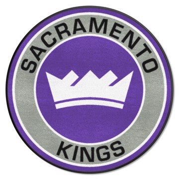 Wholesale-Sacramento Kings Roundel Mat NBA Accent Rug - Round - 27" diameter SKU: 18851
