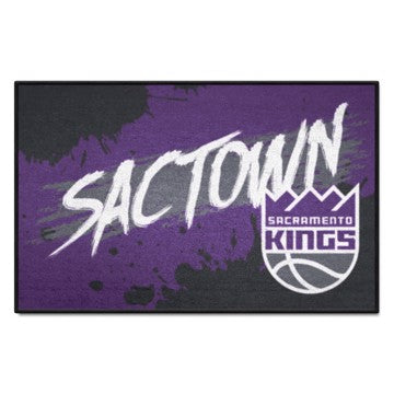 Wholesale-Sacramento Kings Starter Mat - Slogan NBA Accent Rug - 19" x 30" SKU: 36009