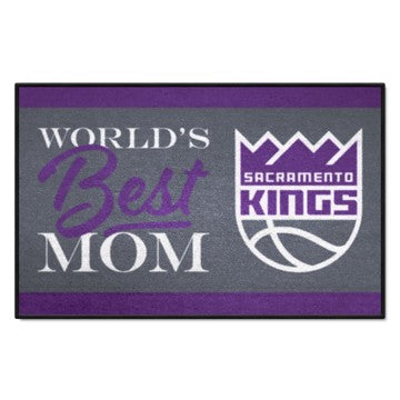 Wholesale-Sacramento Kings Starter Mat - World's Best Mom NBA Accent Rug - 19" x 30" SKU: 34194