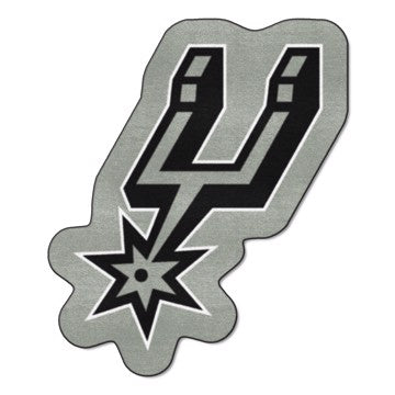 Wholesale-San Antonio Spurs Mascot Mat NBA Accent Rug - Approximately 30.1" x 36" SKU: 21357
