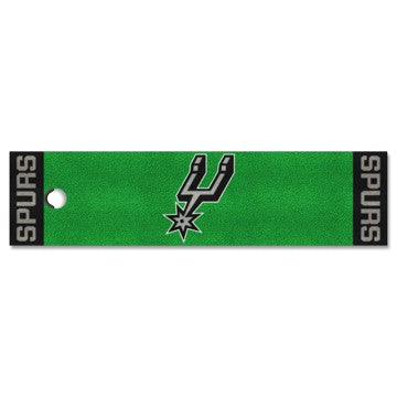 Wholesale-San Antonio Spurs Putting Green Mat NBA 18" x 72" SKU: 9407