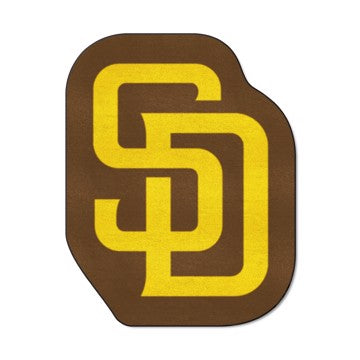 Wholesale-San Diego Padres Mascot Mat MLB Accent Rug - Approximately 36" x 36" SKU: 21993