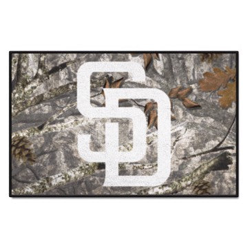 Wholesale-San Diego Padres Starter Mat - Camo MLB Accent Rug - 19" x 30" SKU: 34956