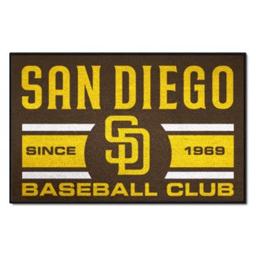 Wholesale-San Diego Padres Starter Mat - Uniform MLB Accent Rug - 19" x 30" SKU: 18481